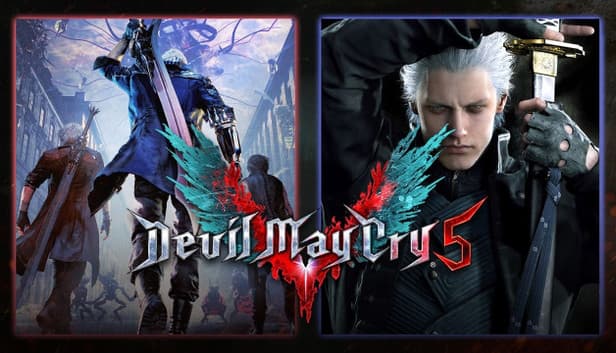 Capa do jogo Devil May Cry 5 + Vergil